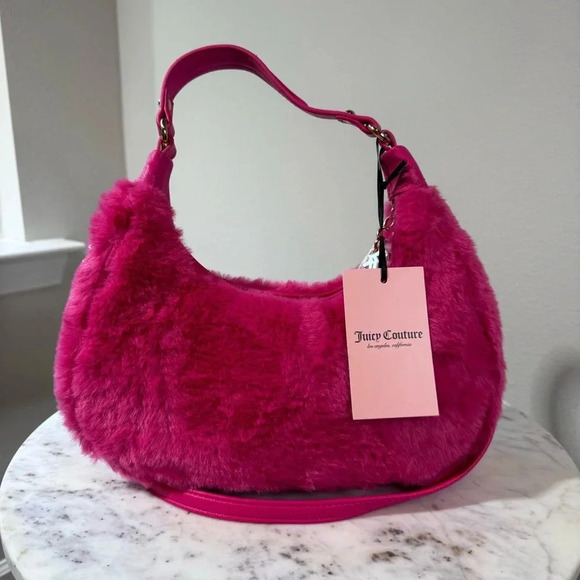 Juicy Couture Pink Flash Semi-Charmed Coho crossbody bag/purse - Picture 6 of 10